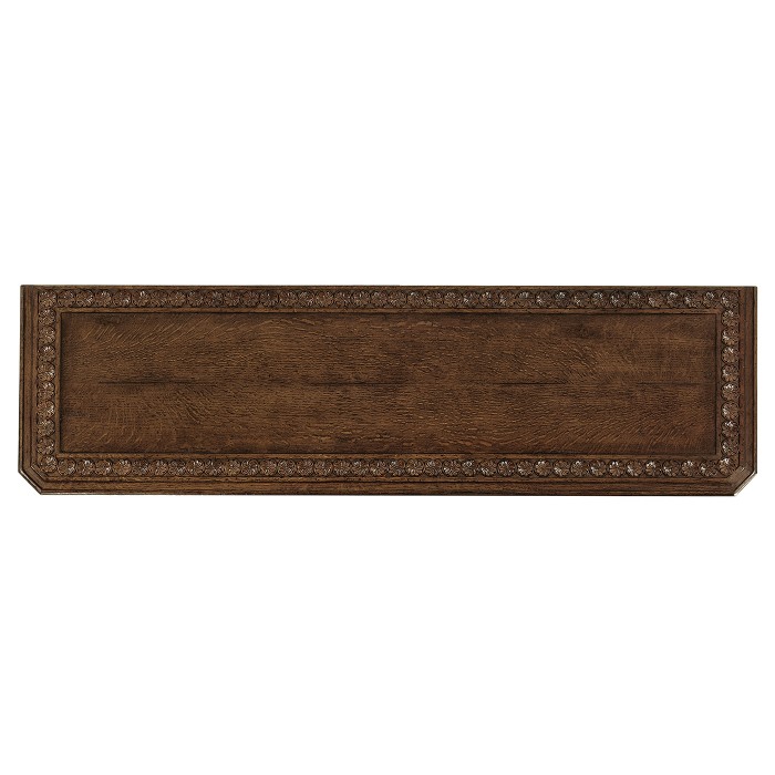 Chip Carved Dark Oak Console