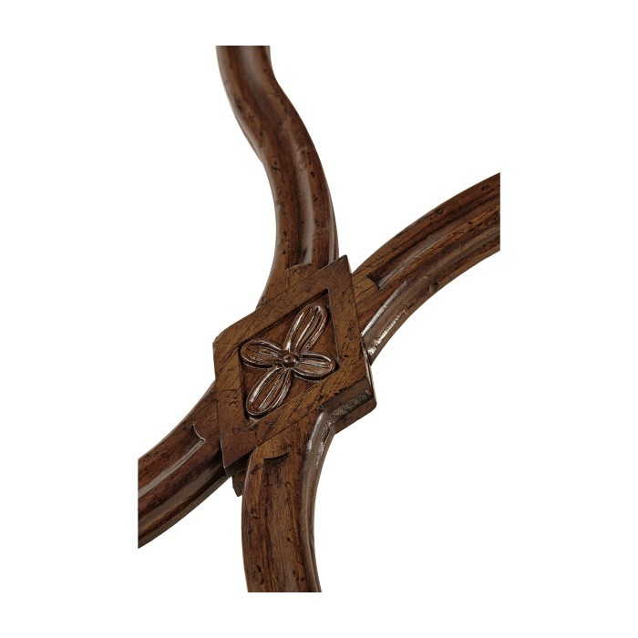 Chip Carved Dark Oak Console