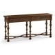 Chip Carved Dark Oak Console