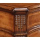 Crotch walnut chest of eight drawers