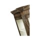 Serpentine Architrave Bleached Mahogany China Cabinet