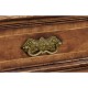 Serpentine Two Door Walnut Cabinet