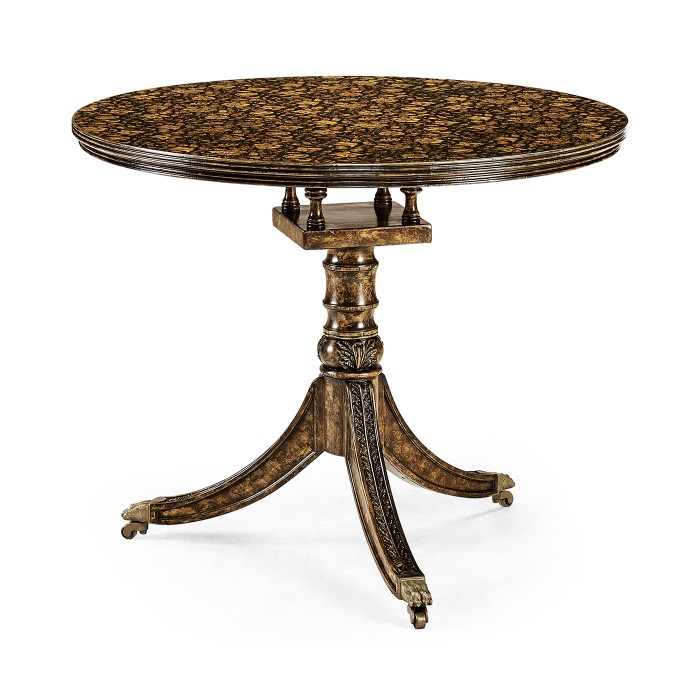 Penwork Style Table (Black)