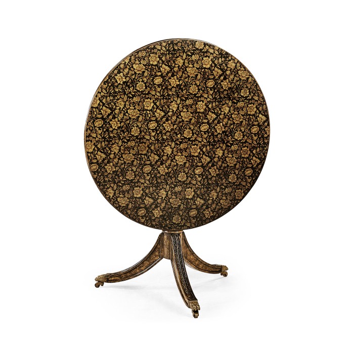 Penwork Style Table (Black)