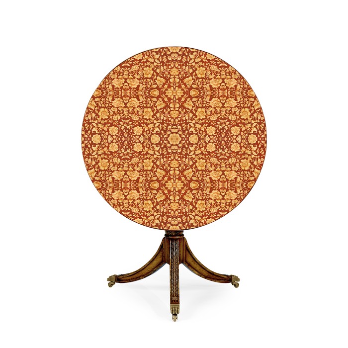 Penwork Style Table (Red)