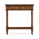 Small Narrow Walnut Console Table