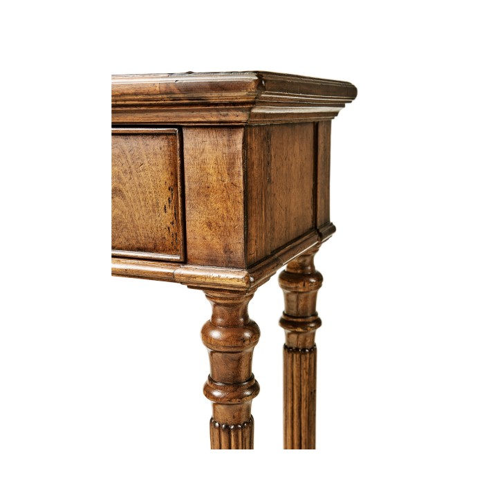 Small Narrow Walnut Console Table