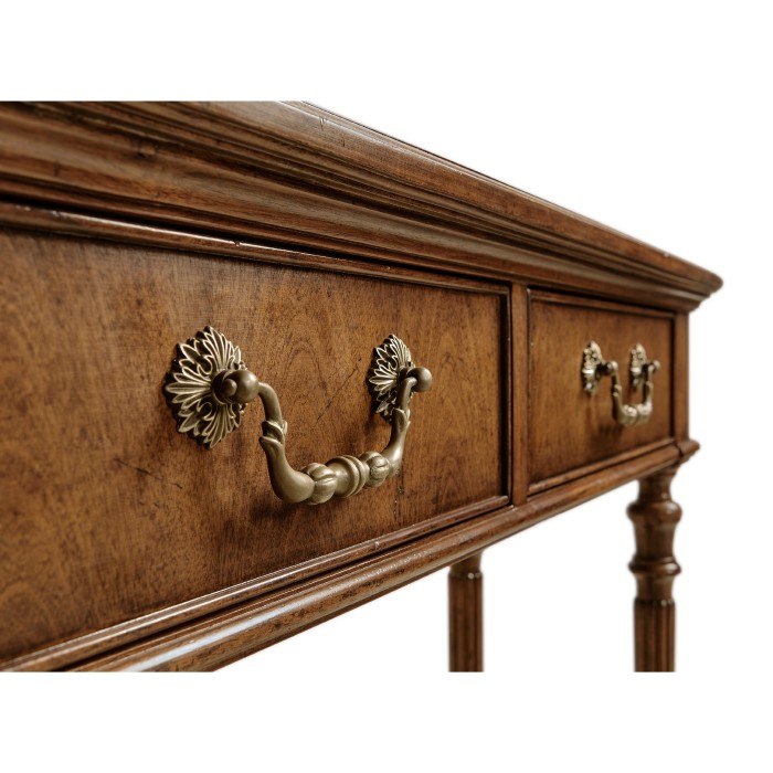 Small Narrow Walnut Console Table