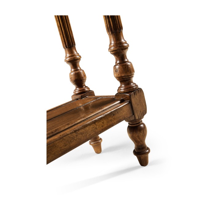 Small Narrow Walnut Console Table
