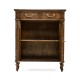 Narrow Walnut Cabinet with Cupboard