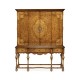 Burl Walnut & Seaweed TV Cabinet