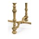 Chip Carved Natural Oak Square Side Table