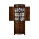 Mahogany Curved Corner Drinks Cabinet