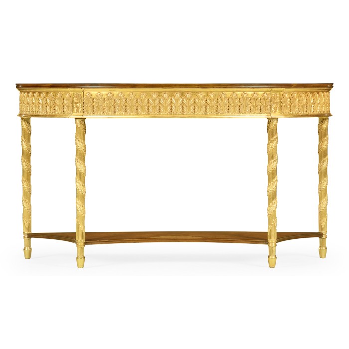 Gilded Console with Shelf (Large)