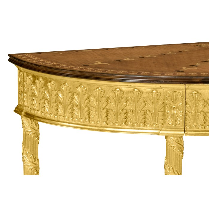 Gilded Console with Shelf (Large)
