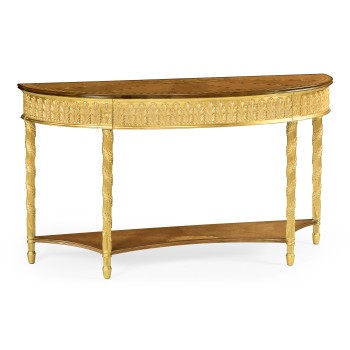 Gilded Console with Shelf (Large)