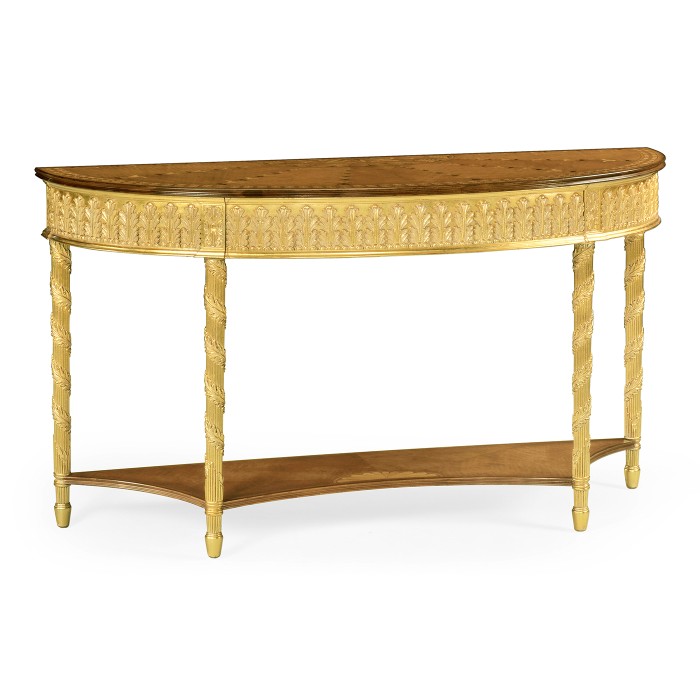Gilded Console with Shelf (Large)