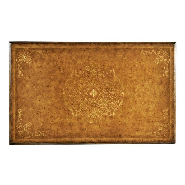 Rectangular seaweed coffee table