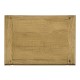 Linenfold Natural Oak Bedside Cabinet