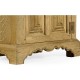 Linenfold Natural Oak Bedside Cabinet