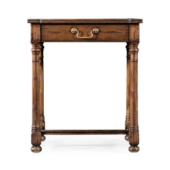 Country Walnut & Oyster Side Table