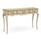 French provincial grey painted console