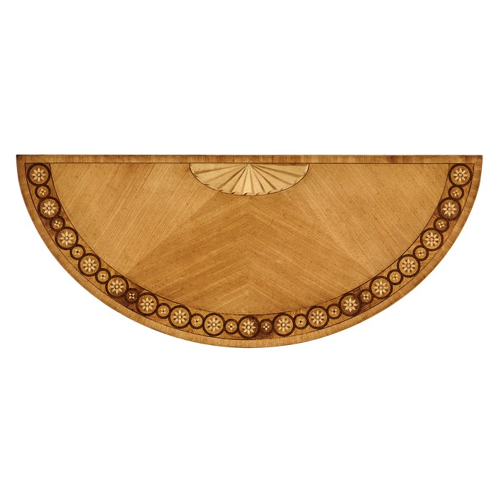Gilded Demilune Console