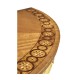 Gilded Demilune Console
