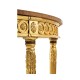 Gilded Demilune Console