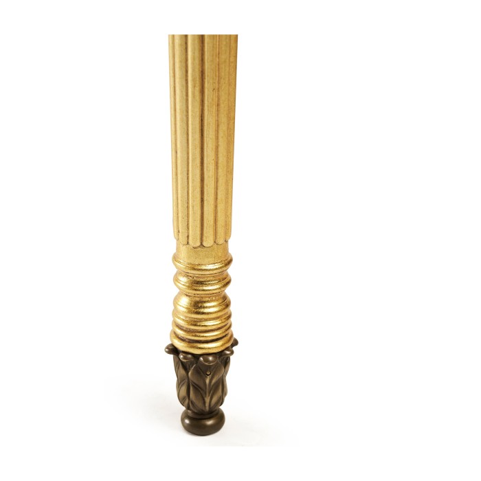 Gilded Demilune Console