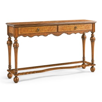 Seaweed marquetry console