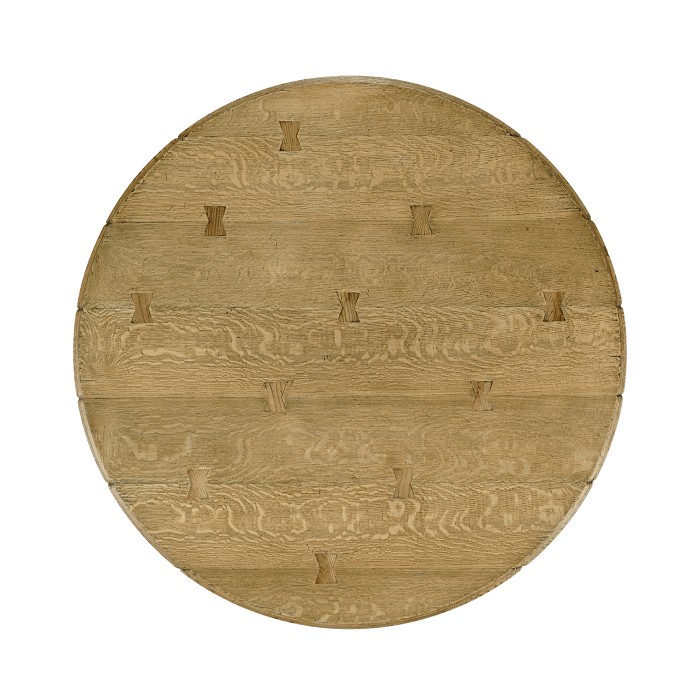 French Country Style Natural Oak Dining Table 48