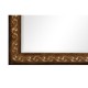Louis XVI Style inlaid & gilded rectangular mirror