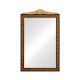 Louis XVI Style inlaid & gilded rectangular mirror