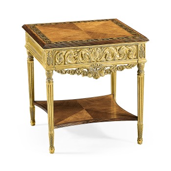 Louis XIV Style Square Side Table