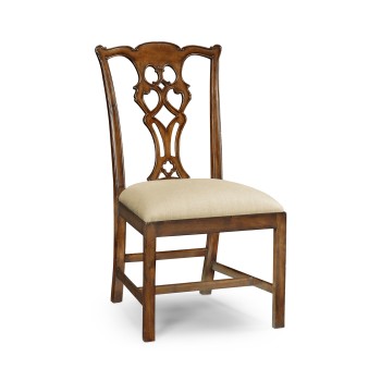 Windsor Chippendale Walnut Side Chair