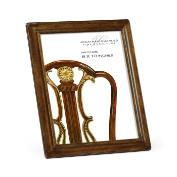 Concave Moulding Walnut Picture Frame (8
