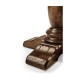 Round Dark Oak Bar Table 36
