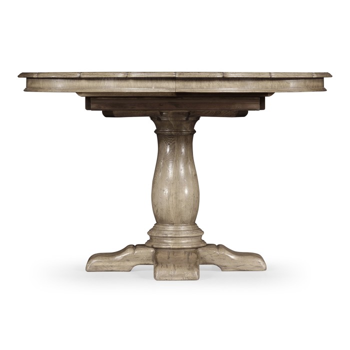 Extending Grey Oak Country Table 48