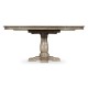 Extending Grey Oak Country Table 48
