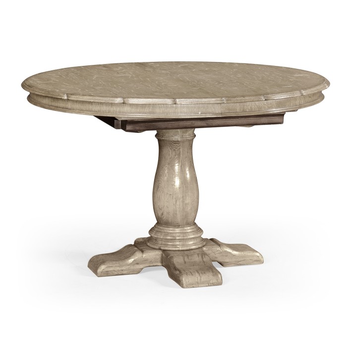 Extending Grey Oak Country Table 48