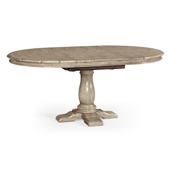 Extending Grey Oak Country Table 48