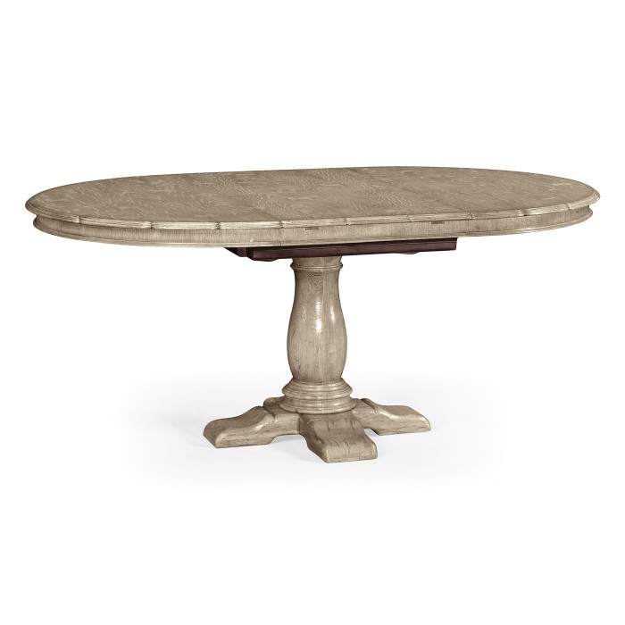 Extending Grey Oak Country Table 48