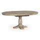 Extending Grey Oak Country Table 48
