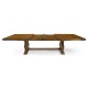 Figured Walnut Large Extending Refectory Table 91