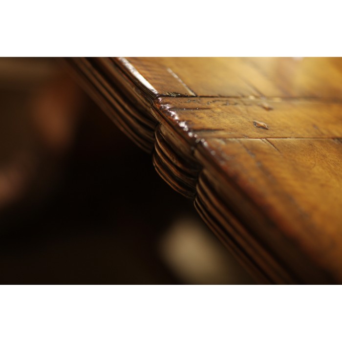 Figured Walnut Large Extending Refectory Table 91