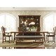 Traditional High Back Arm Chair