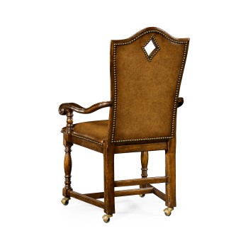 High Back Playing Card "Diamond" Arm Chair