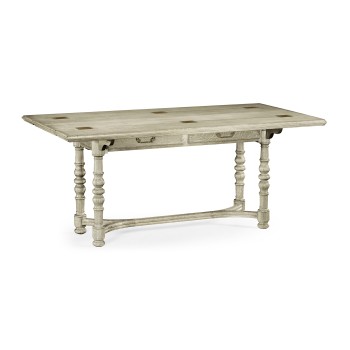 Grey Oak Hunt Table