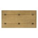 Natural Oak Hunt Table
